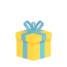 Floating gift box icon for app download bonus